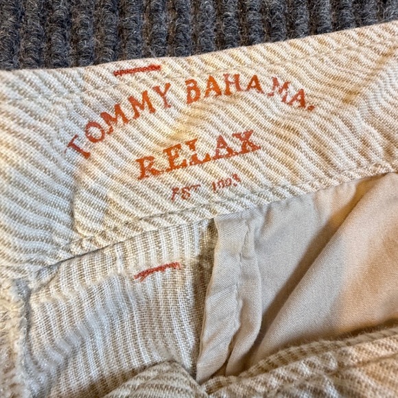 Tommy Bahama Relax Mens Striped Linen Casual Shorts 38 Resortcore Summer Vacay - Picture 3 of 8